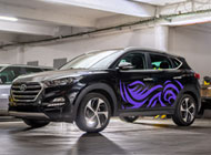 Ukázka polepu - Hyundai Tuscon