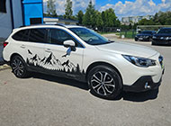 Polep auta - Subaru Outback